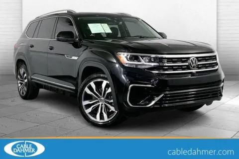Black 2023 Volkswagen Atlas 3.6L V6 SEL Premium R-Line for sale in Lee's Summit, MO