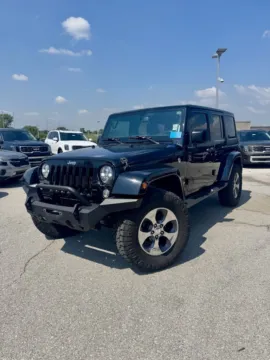 Black 2016 Jeep Wrangler Unlimited Sahara for sale in Lee's Summit, MO