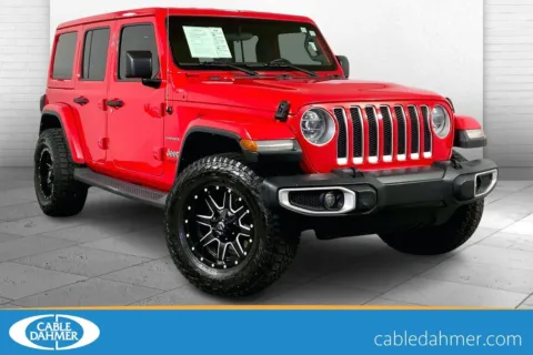 Red 2018 Jeep Wrangler Unlimited Sahara for sale in Lee's Summit, MO