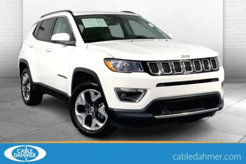 White 2021 Jeep Compass Limited for sale in Lee's Summit, MO