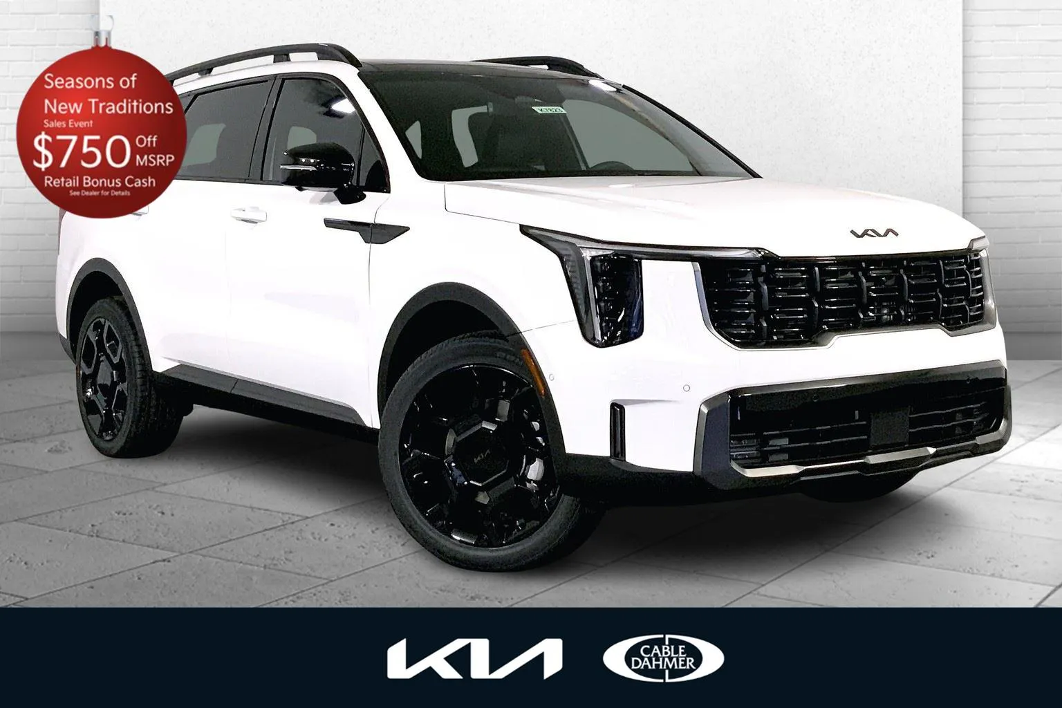 White 2025 Kia Sorento X-Line SX Prestige for sale in Lee's Summit, MO