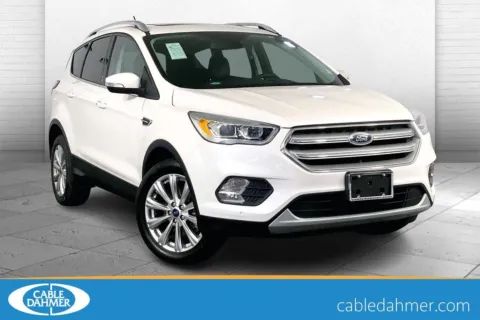 White 2018 Ford Escape Titanium for sale in Lee's Summit, MO