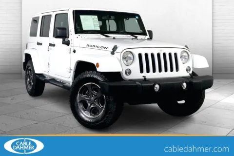 White 2014 Jeep Wrangler Unlimited Rubicon for sale in Lee's Summit, MO