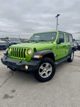Green 2019 Jeep Wrangler Unlimited Sport S for sale in Lee's Summit, MO