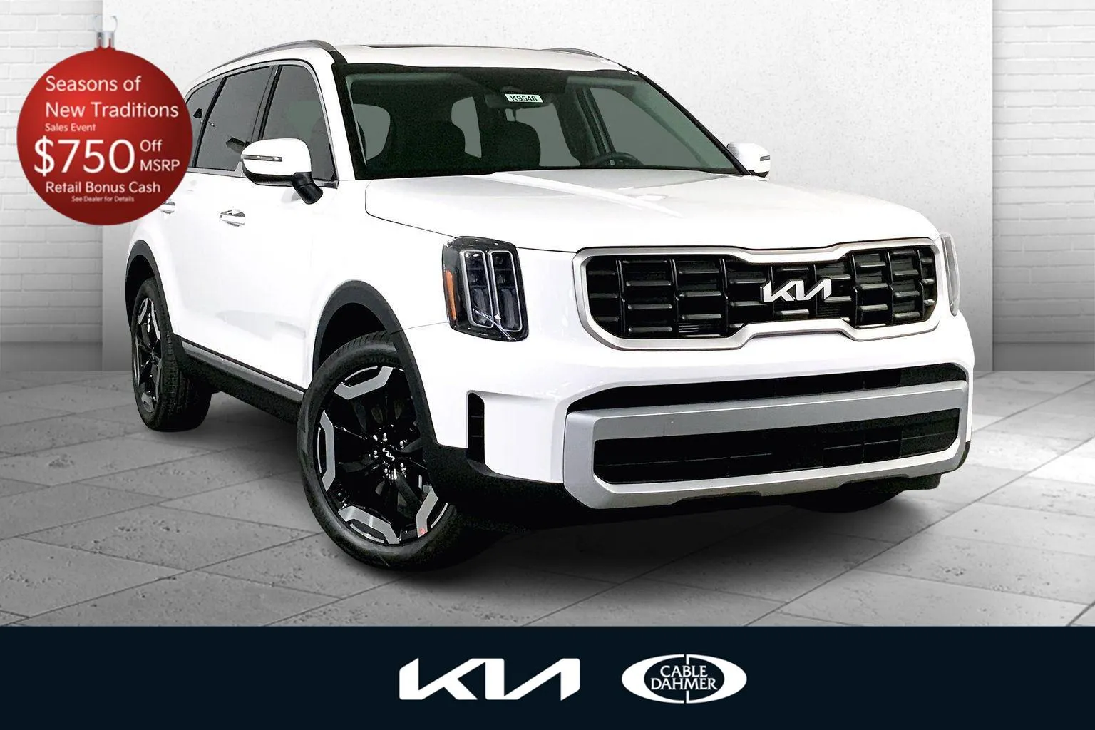 White 2025 Kia Telluride S for sale in Lee's Summit, MO