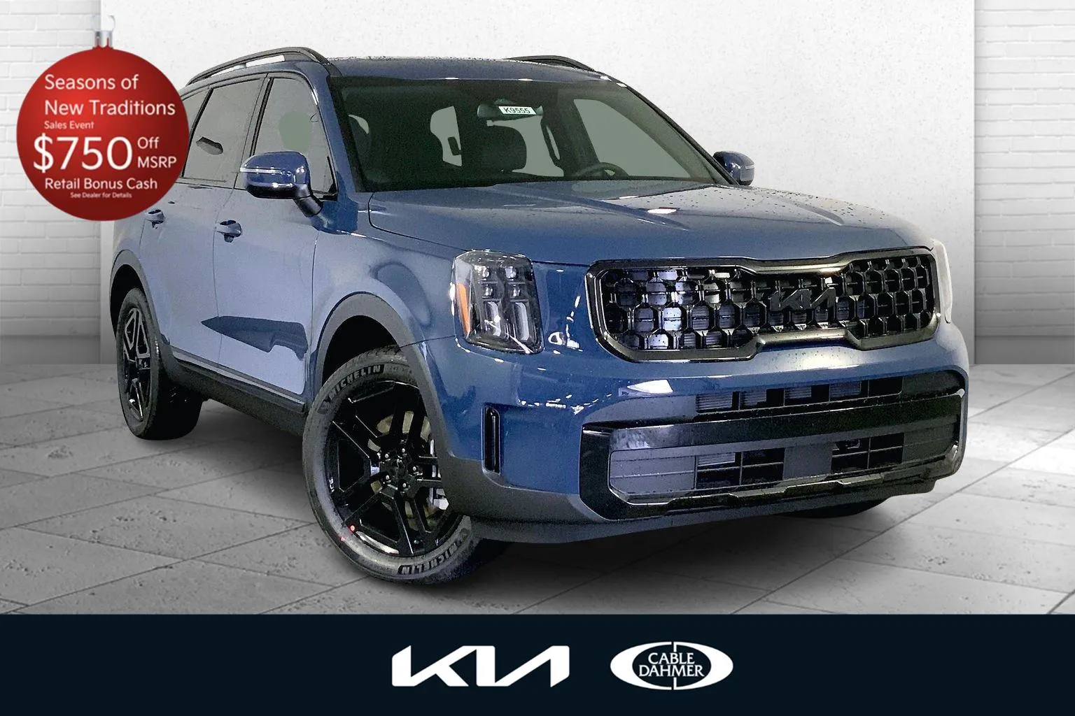 Blue 2025 Kia Telluride EX X-Line for sale in Lee's Summit, MO