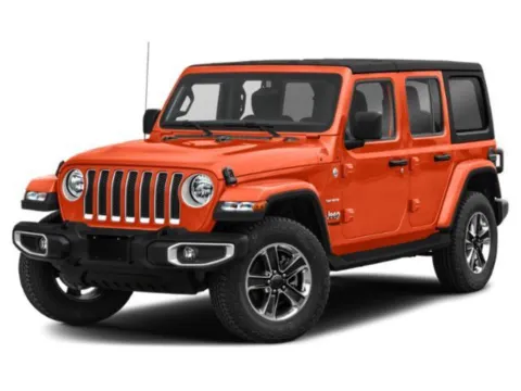 Orange 2019 Jeep Wrangler Unlimited Sahara 4x4 for sale in Kansas City, MO