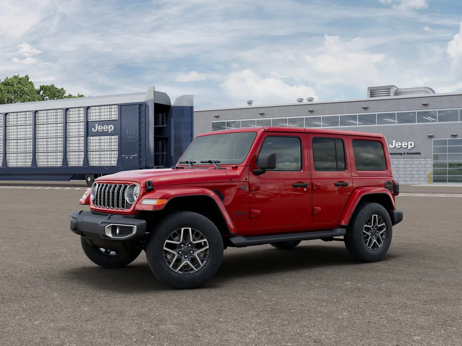Red 2026 Jeep Wrangler Sahara for sale in Kansas City, MO
