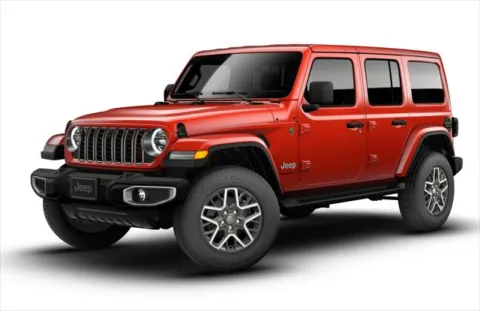 Red 2026 Jeep Wrangler WRANGLER 4-DOOR SAHARA for sale in Kansas City, MO