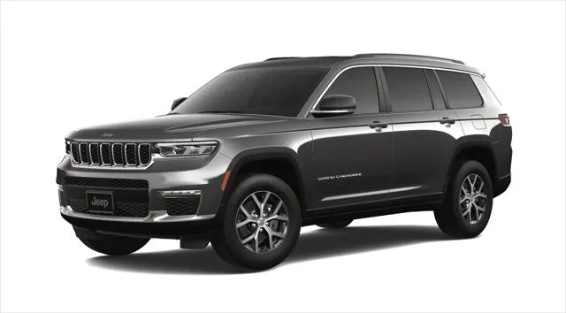 Gray 2025 Jeep Grand Cherokee GRAND CHEROKEE L LIMITED 4X4 for sale in Kansas City, MO