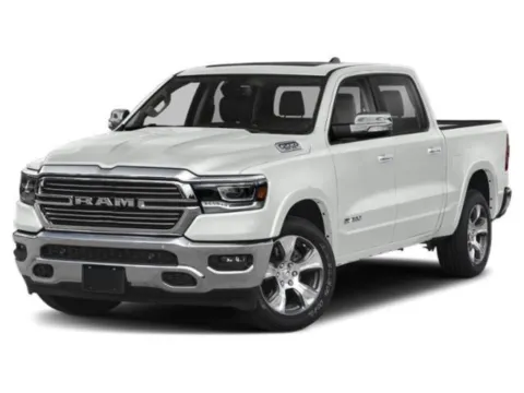 White 2019 RAM 1500 Laramie Crew Cab 4x4 5'7' Box for sale in Kansas City, MO