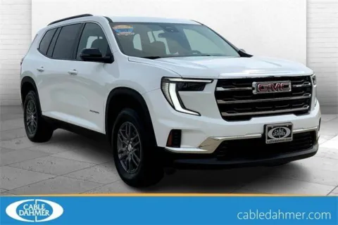 White 2025 GMC Acadia FWD Elevation for sale in Kansas City, MO