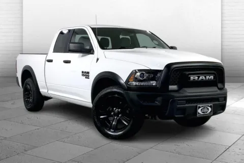 White 2021 RAM 1500 Classic Warlock Quad Cab 4x4 6'4' Box for sale in Kansas City, MO