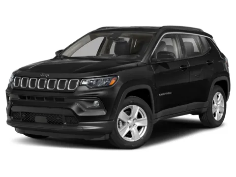 Black 2022 Jeep Compass Latitude 4x4 for sale in Kansas City, MO