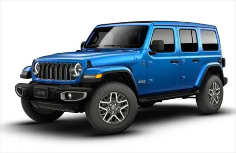 Blue 2026 Jeep Wrangler WRANGLER 4-DOOR SAHARA for sale in Kansas City, MO