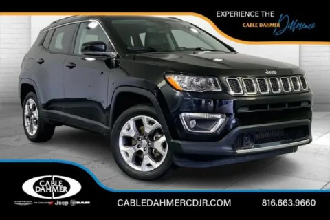 Black 2021 Jeep Compass Limited 4x4 for sale in Kansas City, MO