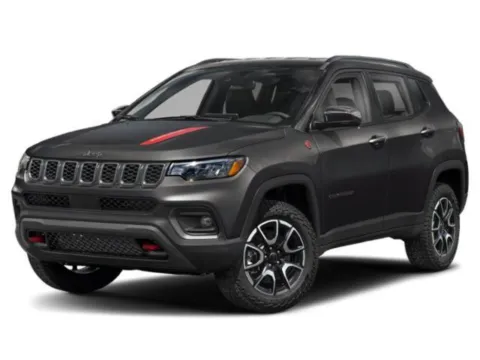 Black 2024 Jeep Compass Trailhawk 4x4 for sale in Kansas City, MO