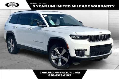 White 2025 Jeep Grand Cherokee L Limited for sale in Kansas City, MO