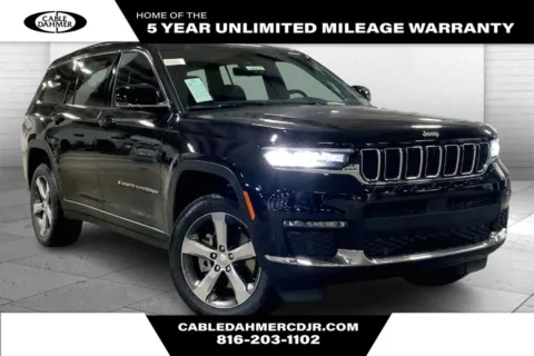 Black 2025 Jeep Grand Cherokee L Limited for sale in Kansas City, MO