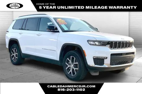 White 2025 Jeep Grand Cherokee L Limited for sale in Kansas City, MO