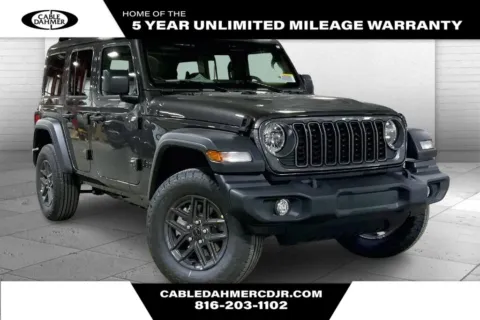 Gray 2025 Jeep Wrangler Sport S for sale in Kansas City, MO