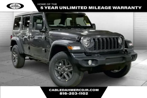 Gray 2025 Jeep Wrangler Sport S for sale in Kansas City, MO