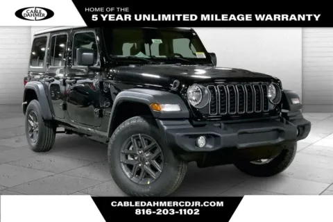 Black 2025 Jeep Wrangler Sport S for sale in Kansas City, MO