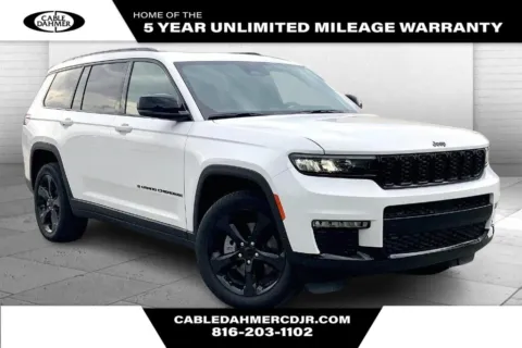 White 2025 Jeep Grand Cherokee L Limited for sale in Kansas City, MO