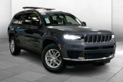 Gray 2025 Jeep Grand Cherokee L Laredo X for sale in Kansas City, MO