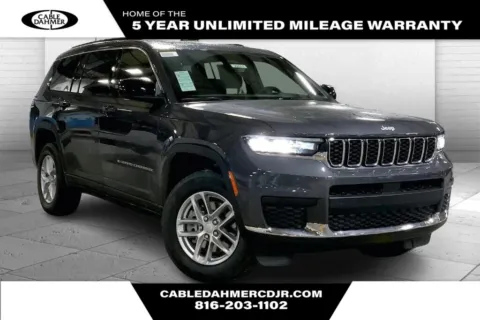 Gray 2025 Jeep Grand Cherokee L Laredo X for sale in Kansas City, MO