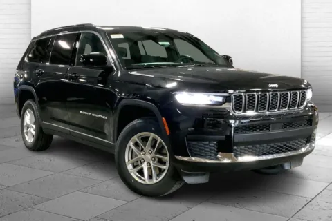 Black 2025 Jeep Grand Cherokee GRAND CHEROKEE L LAREDO X 4X4 for sale in Kansas City, MO