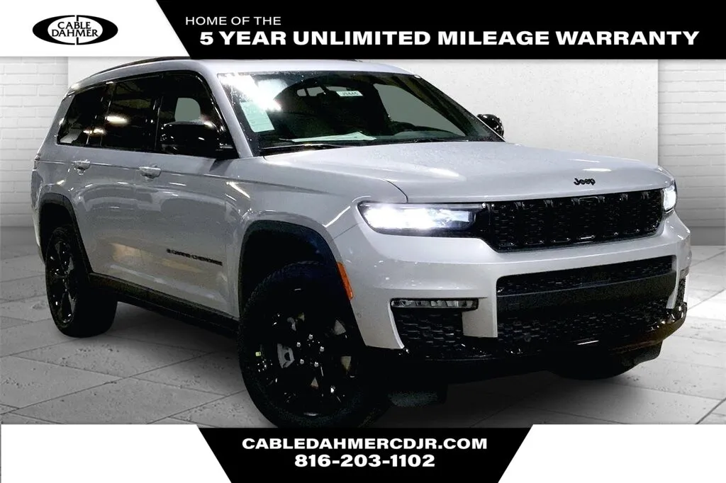 Silver 2025 Jeep Grand Cherokee L Limited for sale in Kansas City, MO