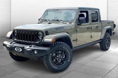 Photos of 2025 Jeep Gladiator Willys for sale in Kansas City, MO at Cable Dahmer Chrysler Dodge Jeep Ram of Kansas City