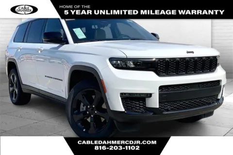White 2025 Jeep Grand Cherokee L Limited for sale in Kansas City, MO