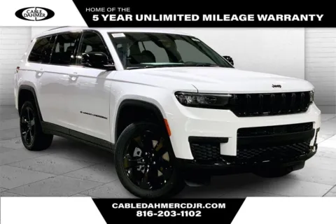 White 2025 Jeep Grand Cherokee L Altitude X for sale in Kansas City, MO