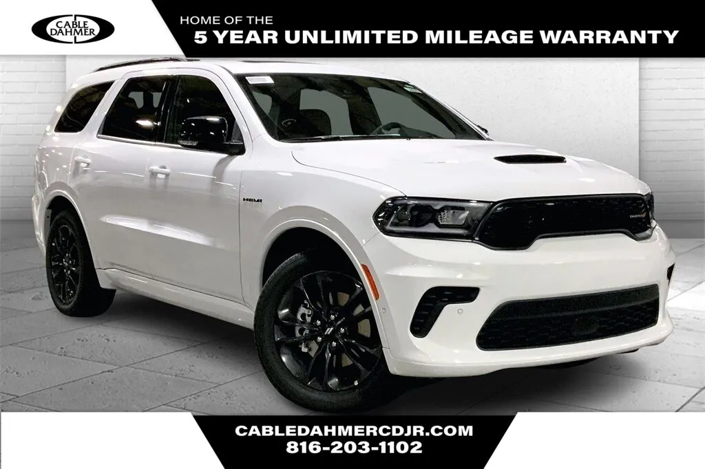 White 2025 Dodge Durango R/T Plus for sale in Kansas City, MO
