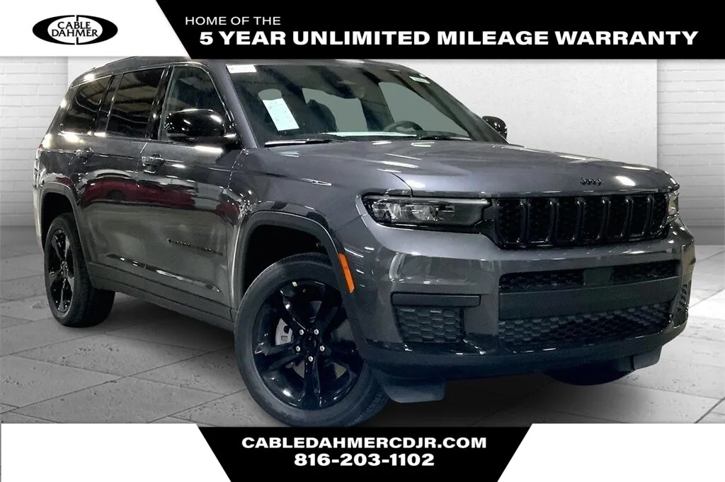 Gray 2025 Jeep Grand Cherokee L Altitude X for sale in Kansas City, MO