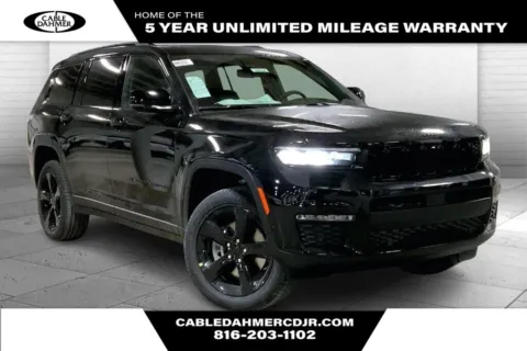 Black 2025 Jeep Grand Cherokee L Limited for sale in Kansas City, MO
