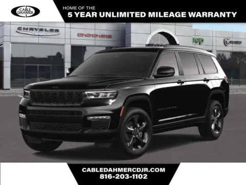 Black 2025 Jeep Grand Cherokee L Limited for sale in Kansas City, MO