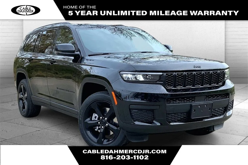Black 2025 Jeep Grand Cherokee L Altitude X for sale in Kansas City, MO