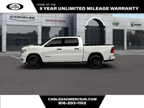White 2026 RAM 1500 Laramie for sale in Kansas City, MO