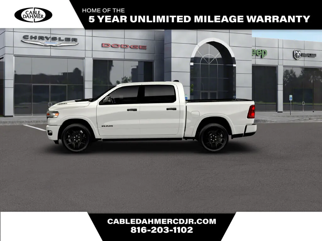 White 2026 RAM 1500 Laramie for sale in Kansas City, MO