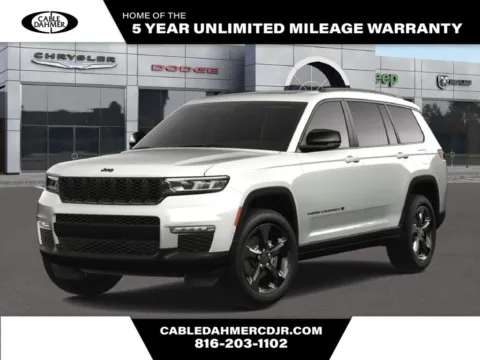White 2025 Jeep Grand Cherokee L Limited for sale in Kansas City, MO