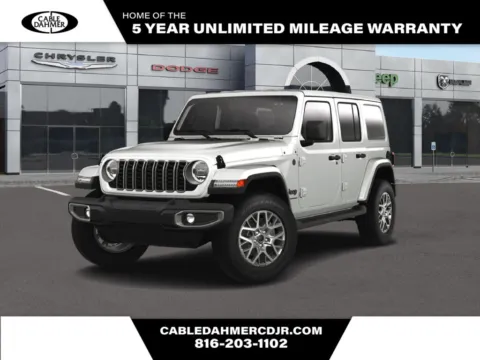 White 2025 Jeep Wrangler Sahara for sale in Kansas City, MO