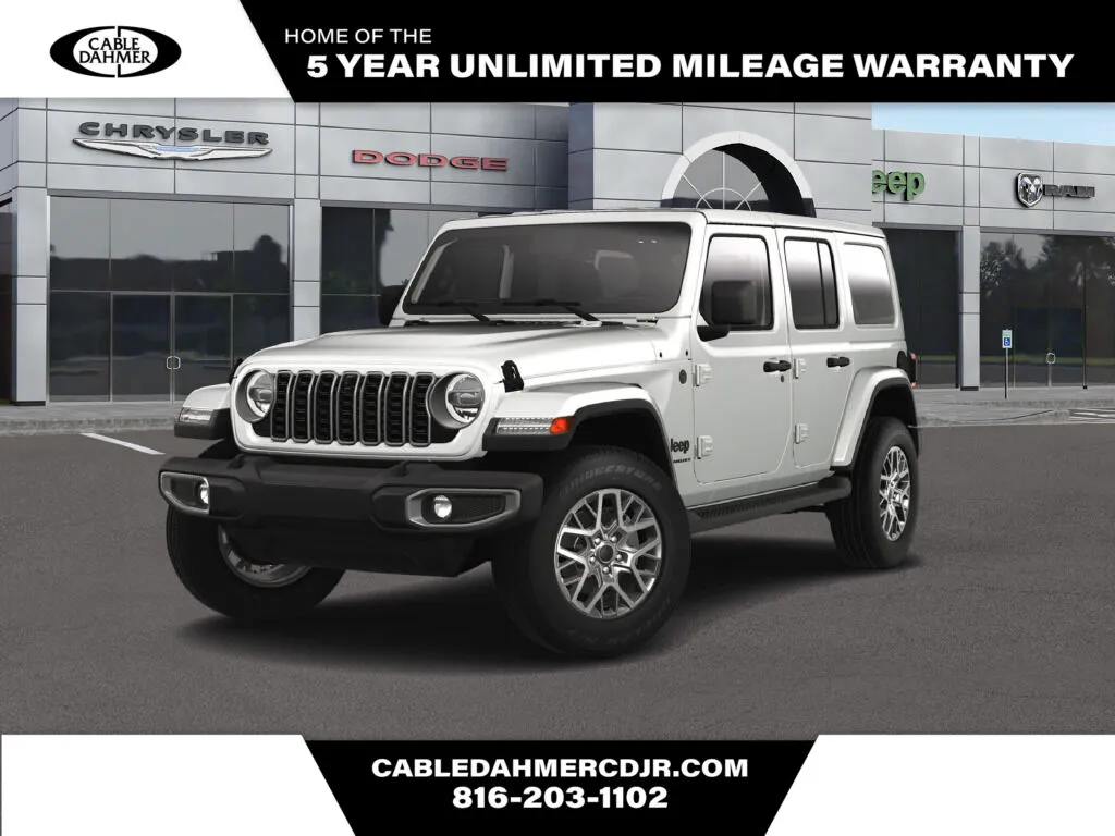 White 2025 Jeep Wrangler Sahara for sale in Kansas City, MO