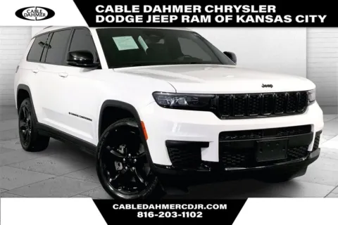 White 2021 Jeep Grand Cherokee L Altitude for sale in Kansas City, MO