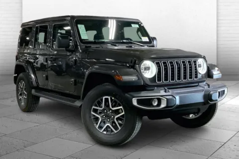 Gray 2025 Jeep Wrangler Sahara for sale in Kansas City, MO