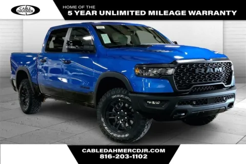 Blue 2026 RAM 1500 Rebel for sale in Kansas City, MO