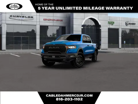 Blue 2026 RAM 1500 Rebel for sale in Kansas City, MO