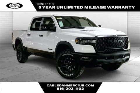 White 2026 RAM 1500 Rebel for sale in Kansas City, MO